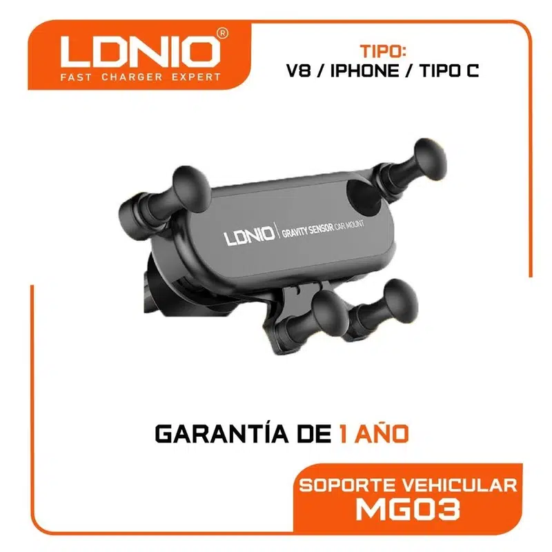 پایه نگهدارنده گوشی موبایل الدینیو مدل MG03 — تصویر ۳