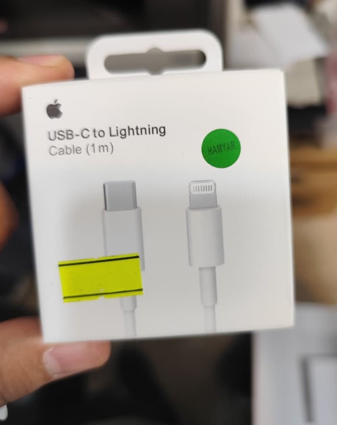 کابل تبدیل اورجینال USB-C به لایتنینگ اپل طول 1 متر — تصویر ۳