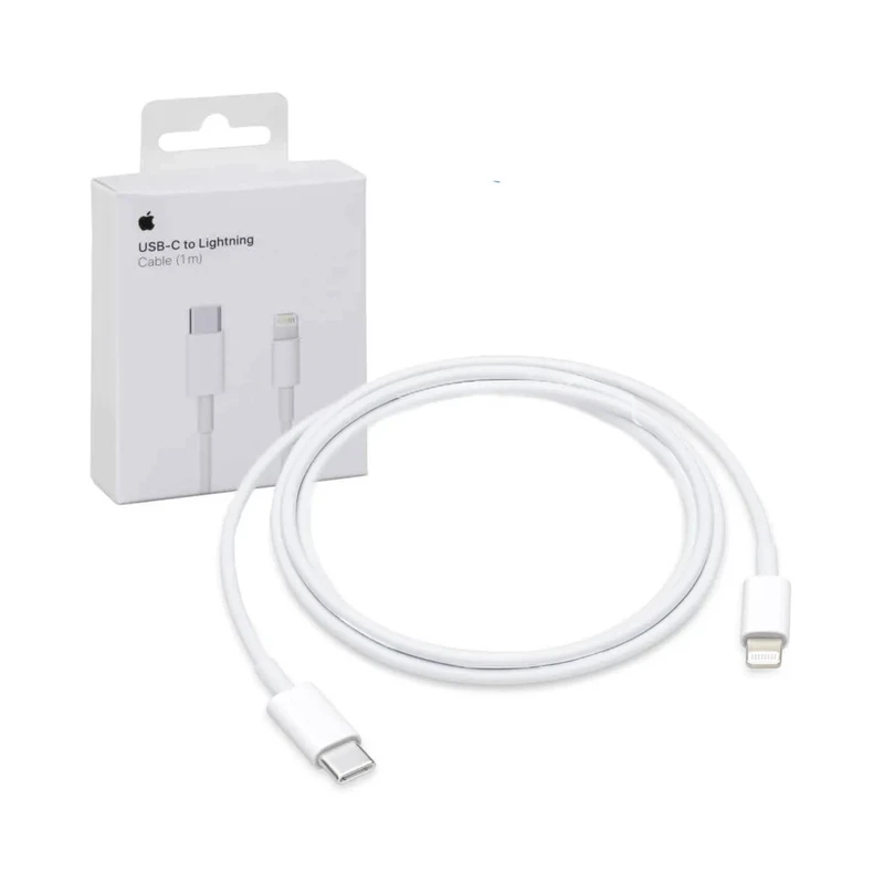کابل تبدیل اورجینال USB-C به لایتنینگ اپل طول 1 متر