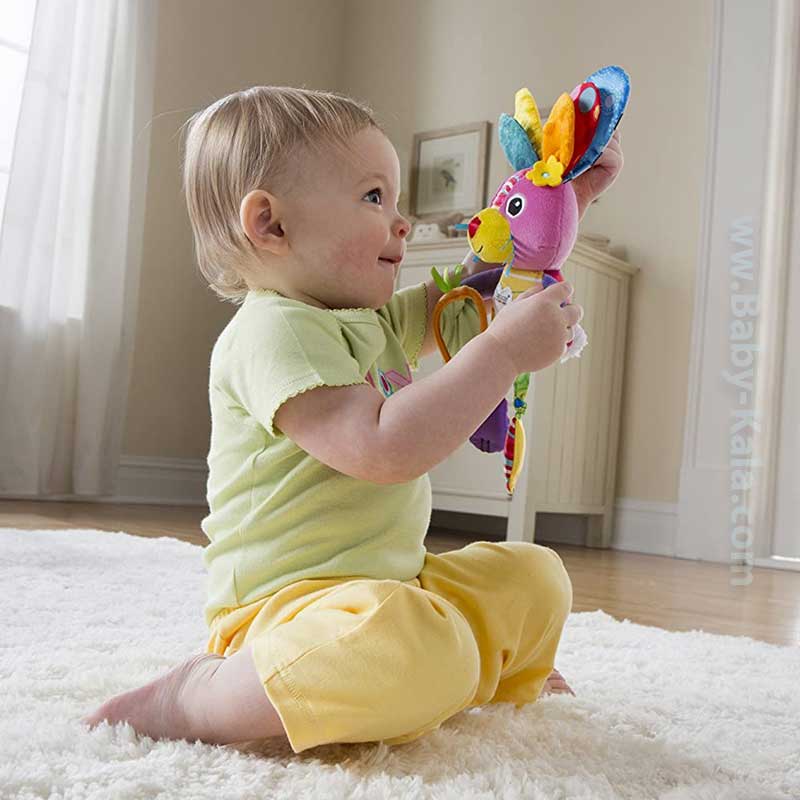 عروسک آویز تخت، کریر و کالسکه خرگوش لمیز Lamaze — تصویر ۳