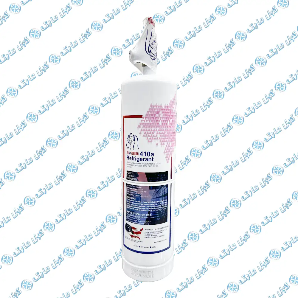 کپسول گاز R410A فراستبرگ آمریکایی وزن خالص 650 گرم با شیر