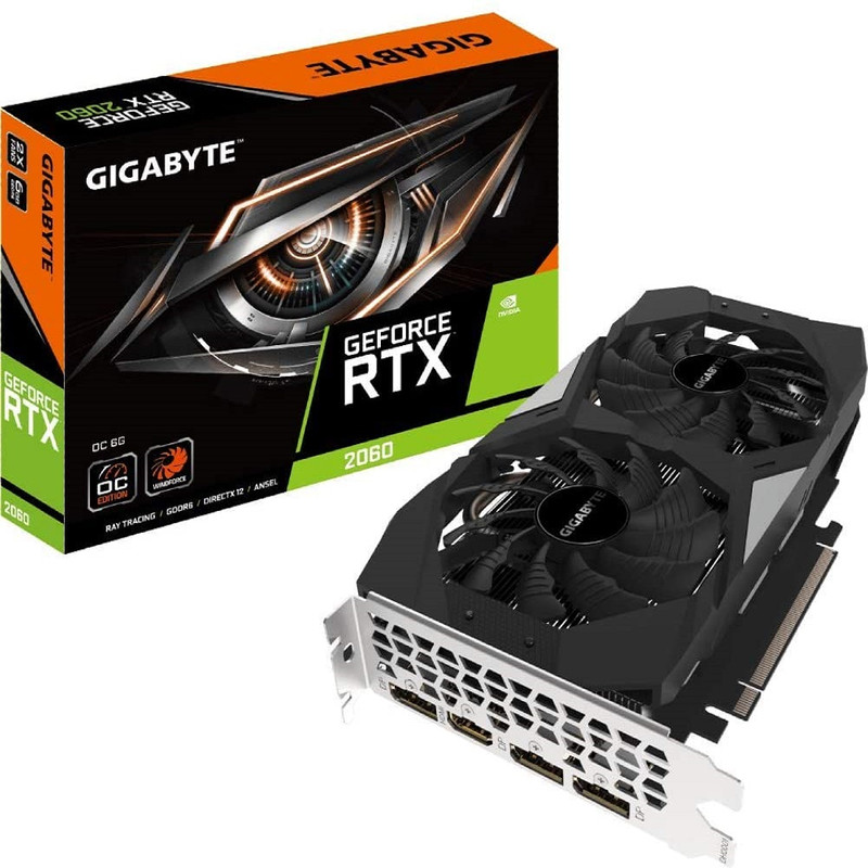 کارت گرافیک گیگابایت مدل GEFORCE RTX 2060 OC 6G