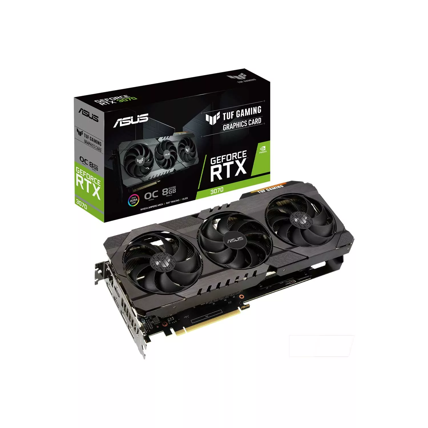 کارت گرافیک استوک ایسوس مدل Asus RTX 3070 TUF Gaming OC