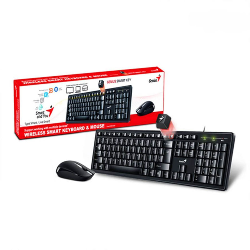 کیبورد و ماوس بی‌سیم جنیوس مدل KM-8200 — تصویر ۳