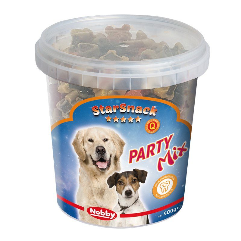 تشویقی سگ نوبی مدل Party Mix وزن 500 گرم