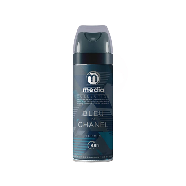 اسپری مردانه مدیا مدل Bleu De Chanel حجم 200 میلی لیتر — تصویر ۲