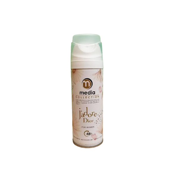 اسپری خوشبوکننده بدن زنانه مدیا مدل Jadore Dior 200 میلی‌لیتر — تصویر ۲
