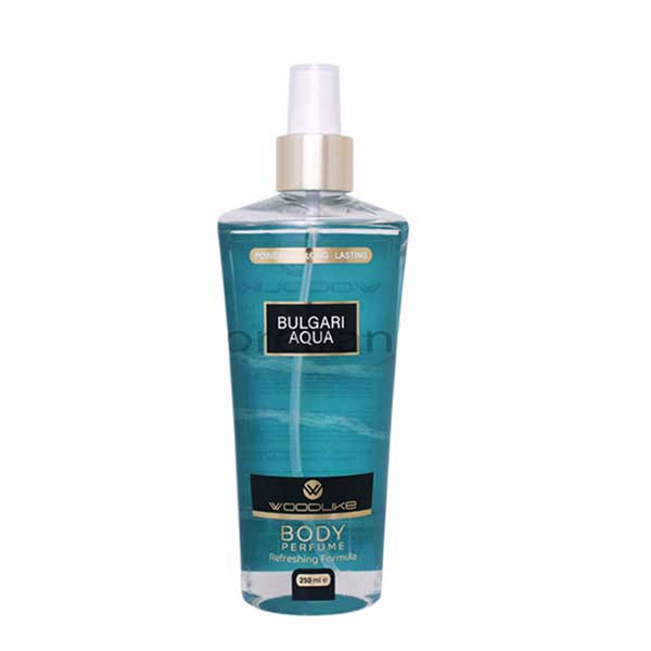 بادی اسپلش وودلایک بولگاری آکوا woodlike bulgari aqua حجم ۲۵۰ میل — تصویر ۲
