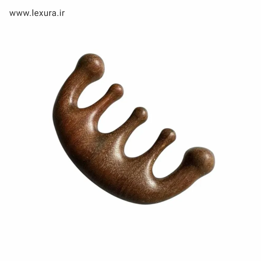 ماساژور گواشا چوبی شانه ای ۵ سر
