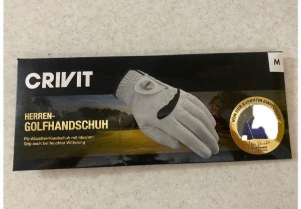 دستکش گلف برند CRIVIT آلمان سایز M/L