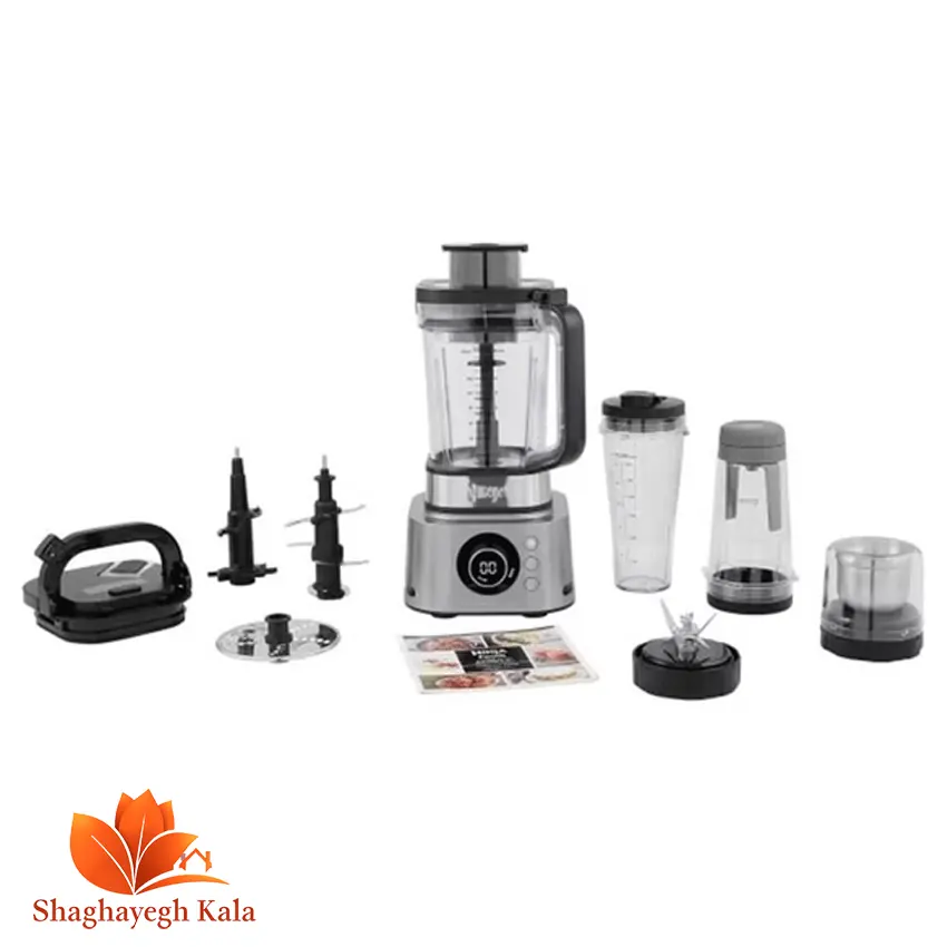 غذاساز نینجا مدل CB400 ظرفیت ۲٫۱ لیتر – ۱۰ سرعته با بدنه پلاستیکی، دستیار حرفه‌ای آشپزخانه