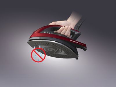 اتوبخار ۳۶۰ درجه سرامیکی پاناسونیک مدل Iron-NI-JW670C رنگ نقره ای — تصویر ۴