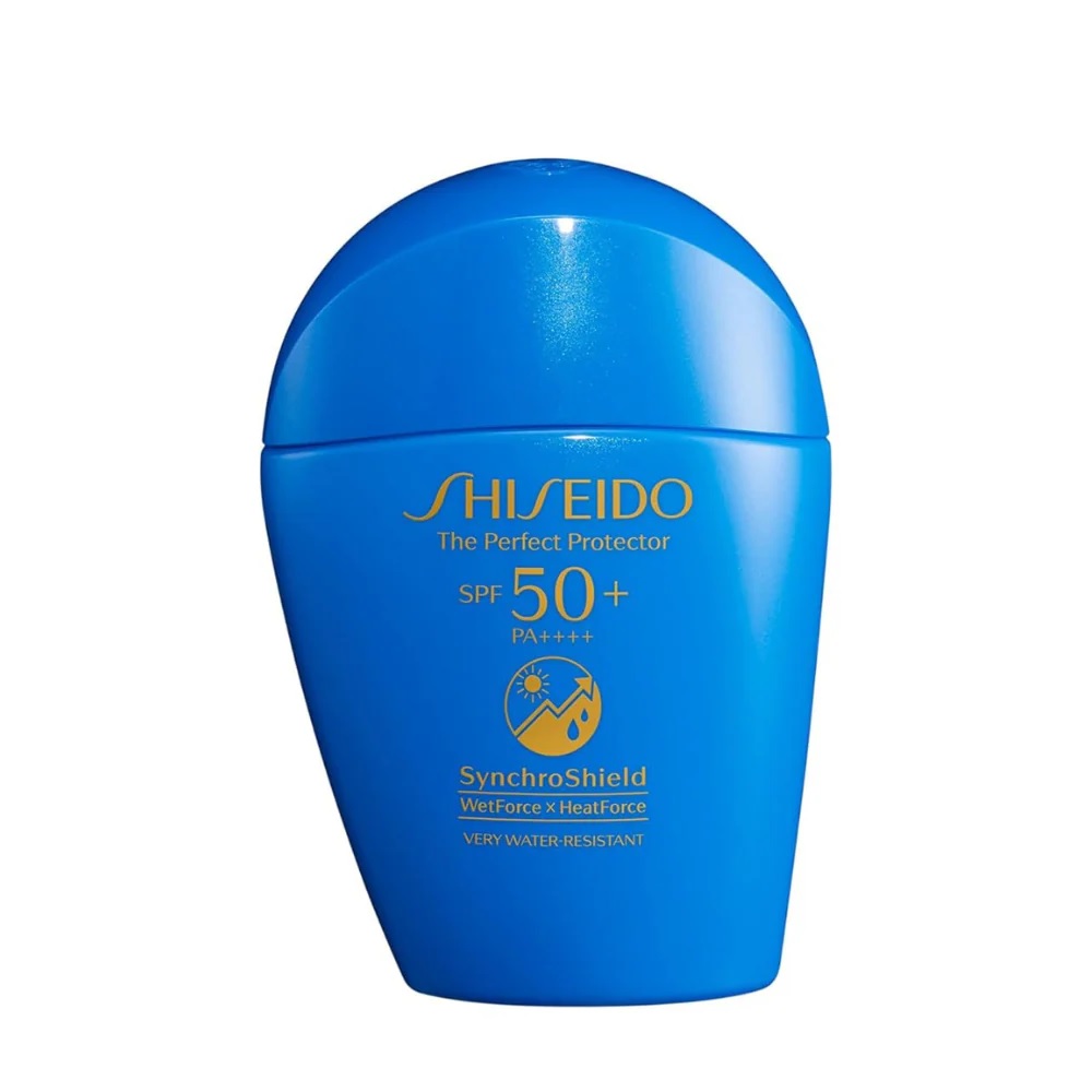 ضدآفتاب شیسیدو SPF 50 مدل The Perfect Protector مناسب پوست حساس، نرمال و مختلط حجم ۲۰میل مستر کوالیتی