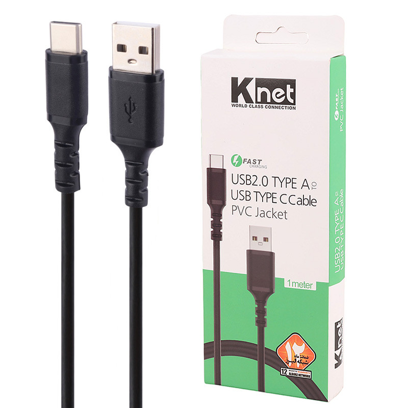کابل شارژ کی نت مدل K-NET K-CUC02010 1M TYPE-C