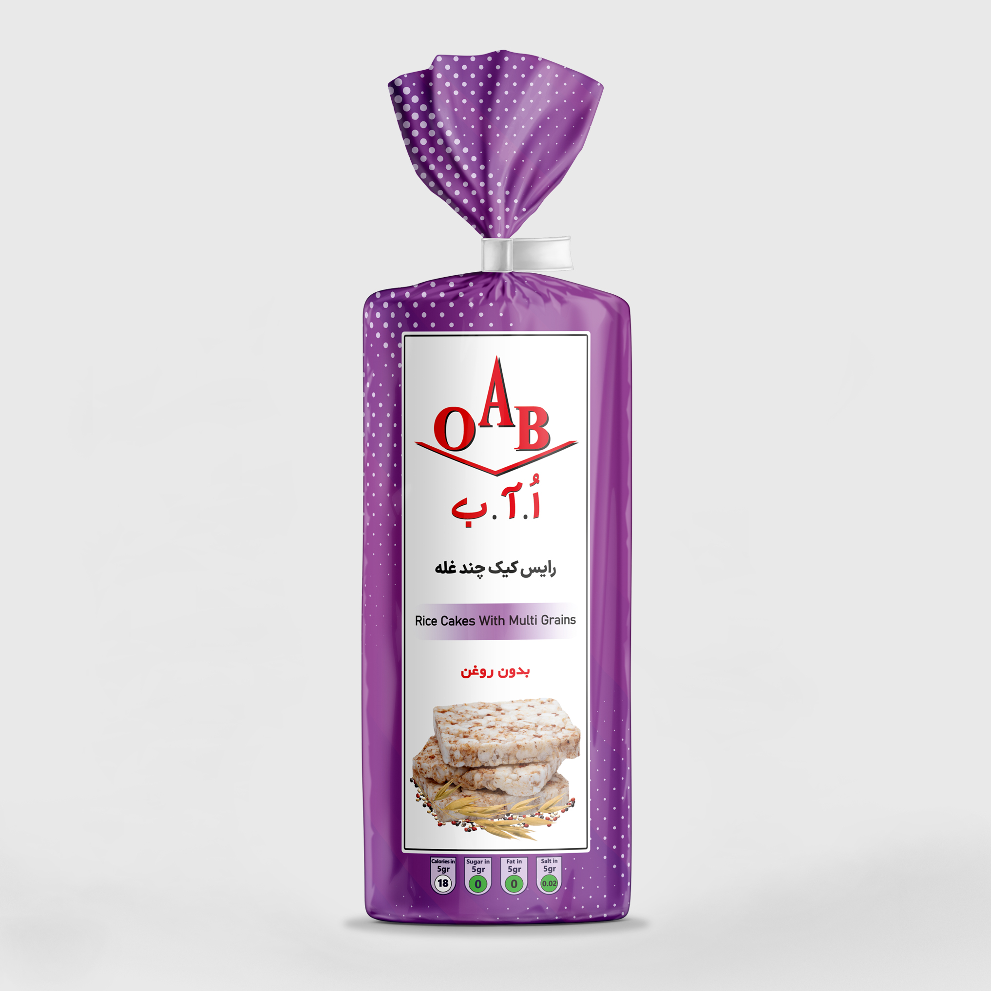 رایس کیک چند غله اوآب