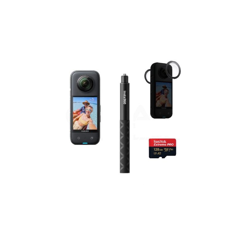 کیت سلفی کوچک دوربین اینستا 360 ایکس3 Insta360 X3 360° Camera kit — تصویر ۲