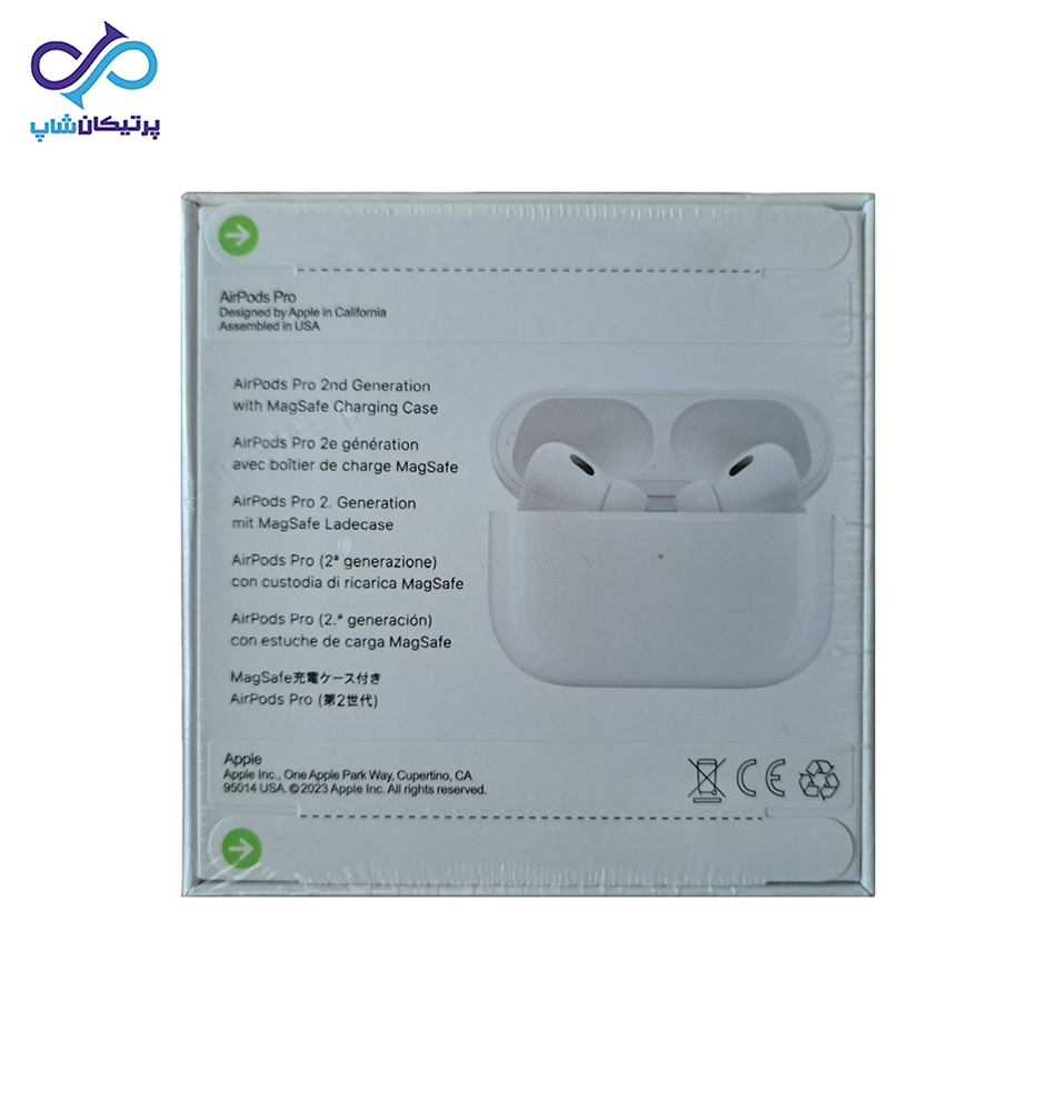 ایرپاد پرو 2 نویز کنسلینگ اپل مدل Apple AirPod Pro 2 ANC – (های کپی – ساخت ویتنام – گرید AAA+) — تصویر ۸