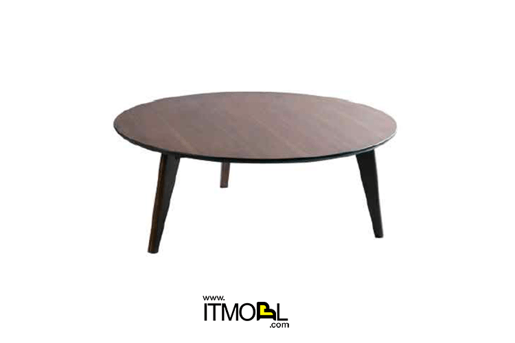 میز جلومبل یک تکه دایره قطر 90 مدل CT5