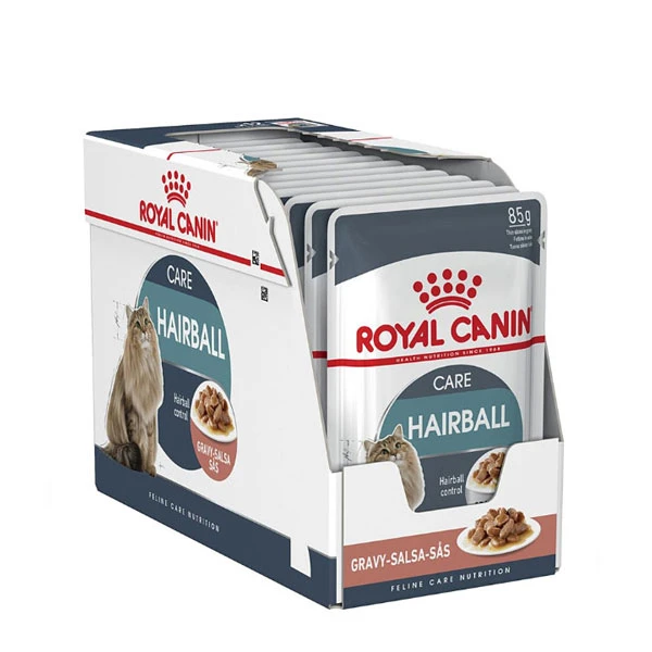 پوچ گربه بالغ رویال کنین مدل Hairball Gravy وزن 85 گرم — تصویر ۴