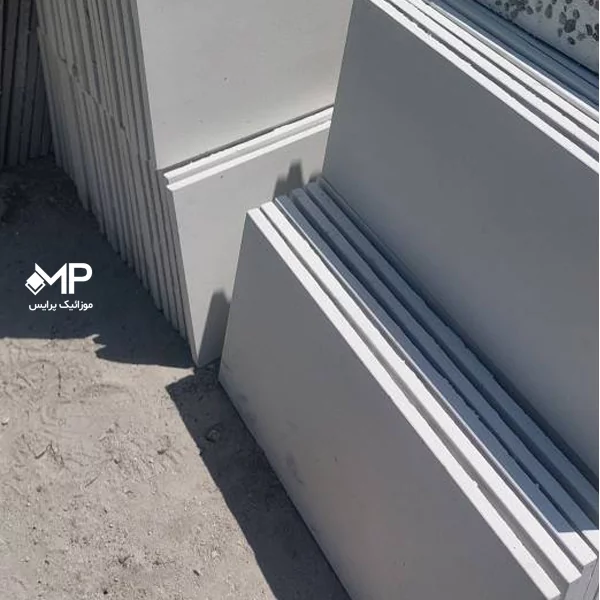 موزائیک پلیمری طرح چرمی ساده 80×40 (دارای الیاف) — تصویر ۸