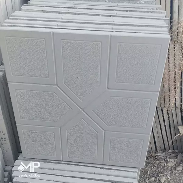 موزاییک طرح موشکی (مربع و 5 ضعلی) ابعاد 50×50 (دارای الیاف) — تصویر ۳