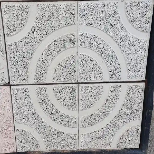 موزاییک طرح دایره ای 40✕40 گرانیتی سیمان سفید — تصویر ۵