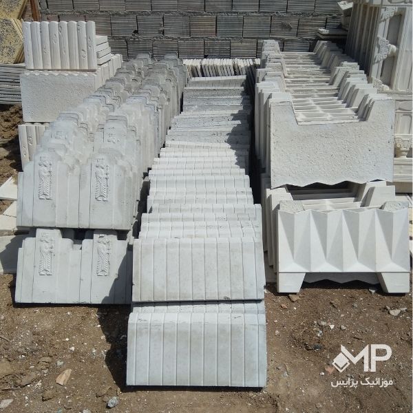 جدول طرح شیاری (مدادی) دارای الیاف- طول:50، ارتفاع:30 ضخامت:5.5) — تصویر ۵