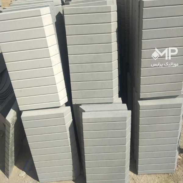 جدول طرح شیاری (مدادی) دارای الیاف- طول:50، ارتفاع:30 ضخامت:5.5) — تصویر ۶