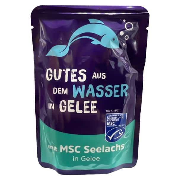 پوچ گربه بالغ کوشیدا طعم ماهی اقیانوسی در ژله Coshida ocean fish وزن ۸۵ گرم