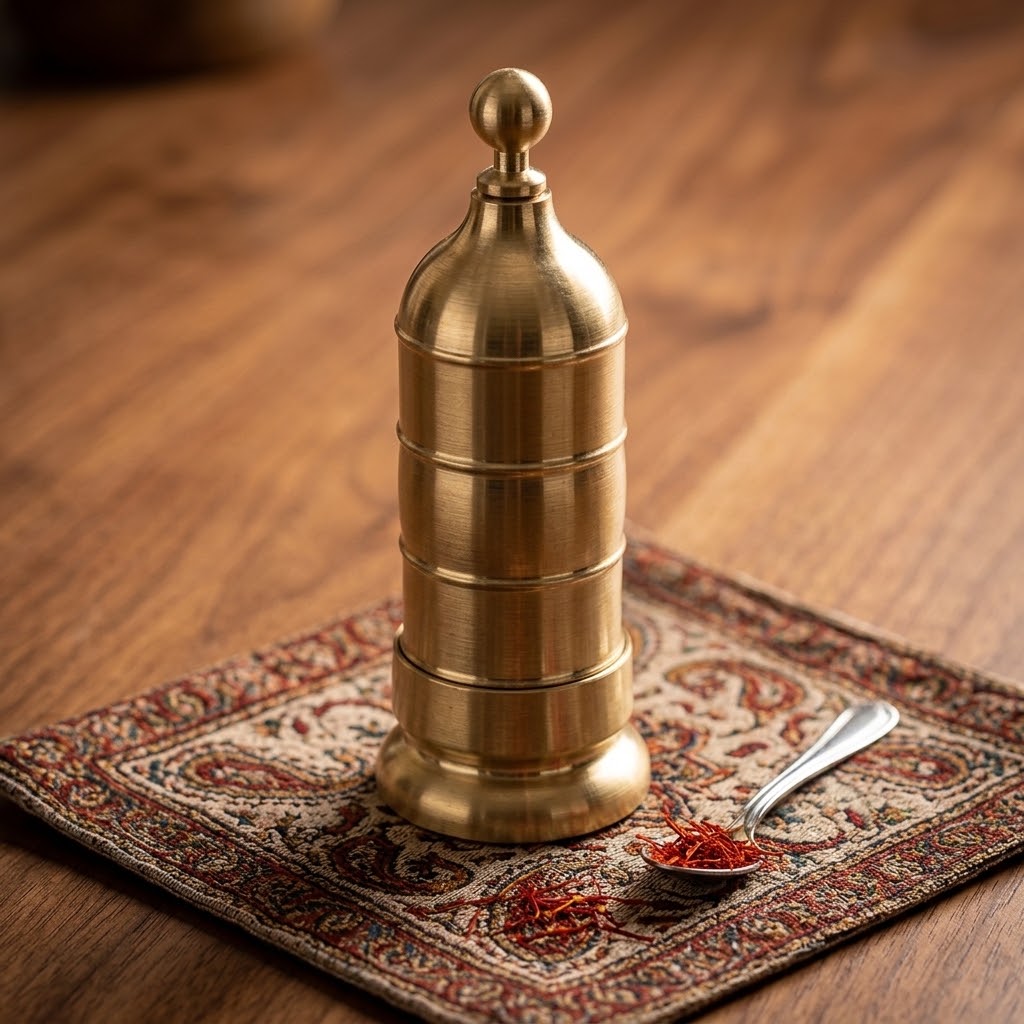 زعفران ساب برنجی ساچمه دار زرساب — تصویر ۵