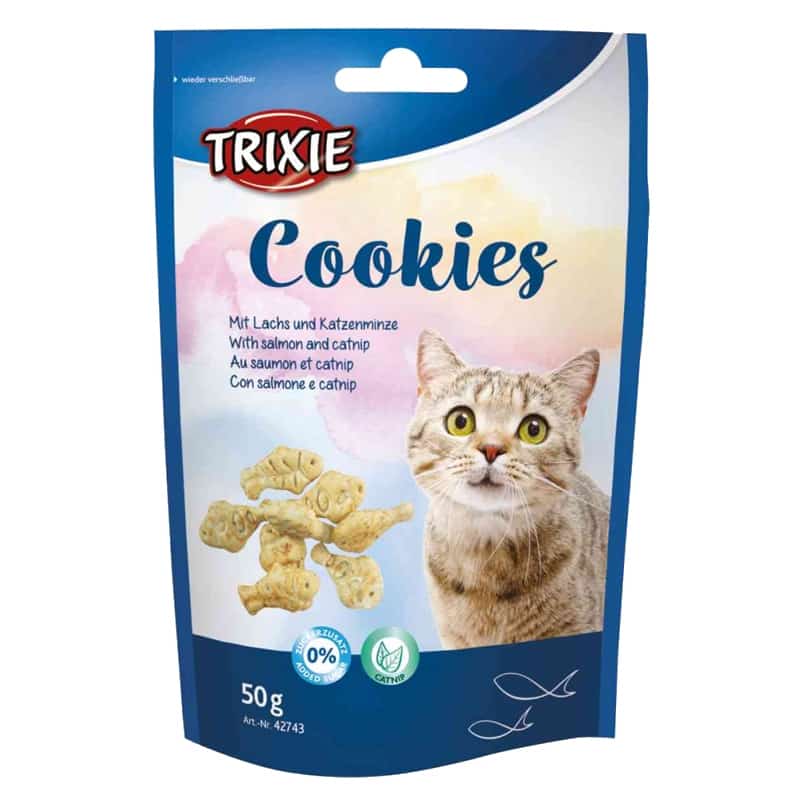 تشویقی گربه تریکسی مدل کوکیز Cookies وزن 50 گرم