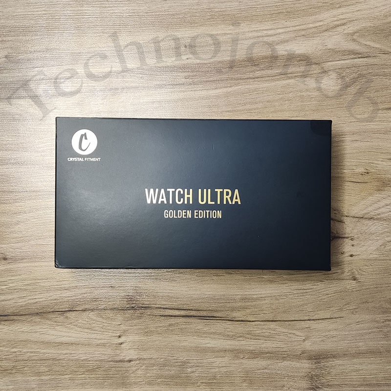 ساعت هوشمند طرح اپل واچ اولترا مدل کریستال فیت منت گلد ادیشن Crystal Fitment gold Edition