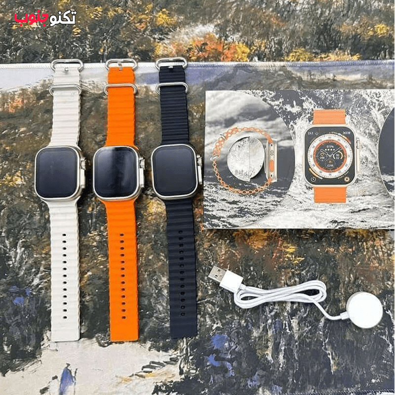 ساعت هوشمند طرح اپل واچ اولترا مدل S8 Max Ultra | اصلی دوبند — تصویر ۴