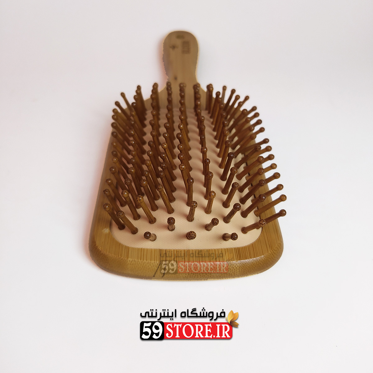 برس چوبی گرد و مربعی (بهترین کیفیت بامبو) — تصویر ۵