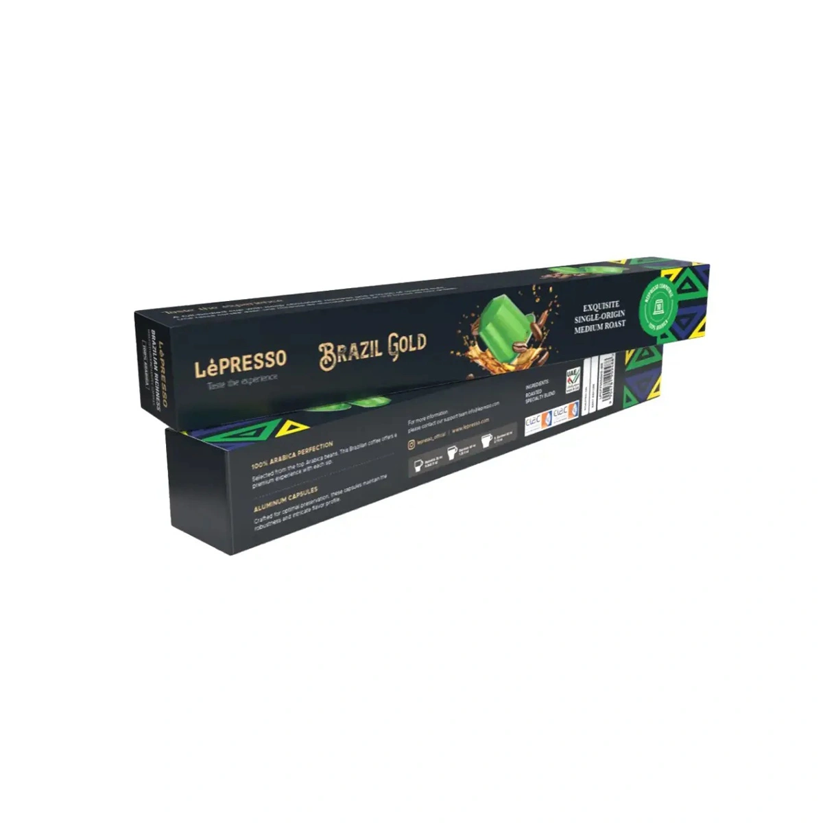 کپسول قهوه آلومینیومی Brazil لپرسو ۱۰ عددی مدل LPCFFM0040BR — تصویر ۳