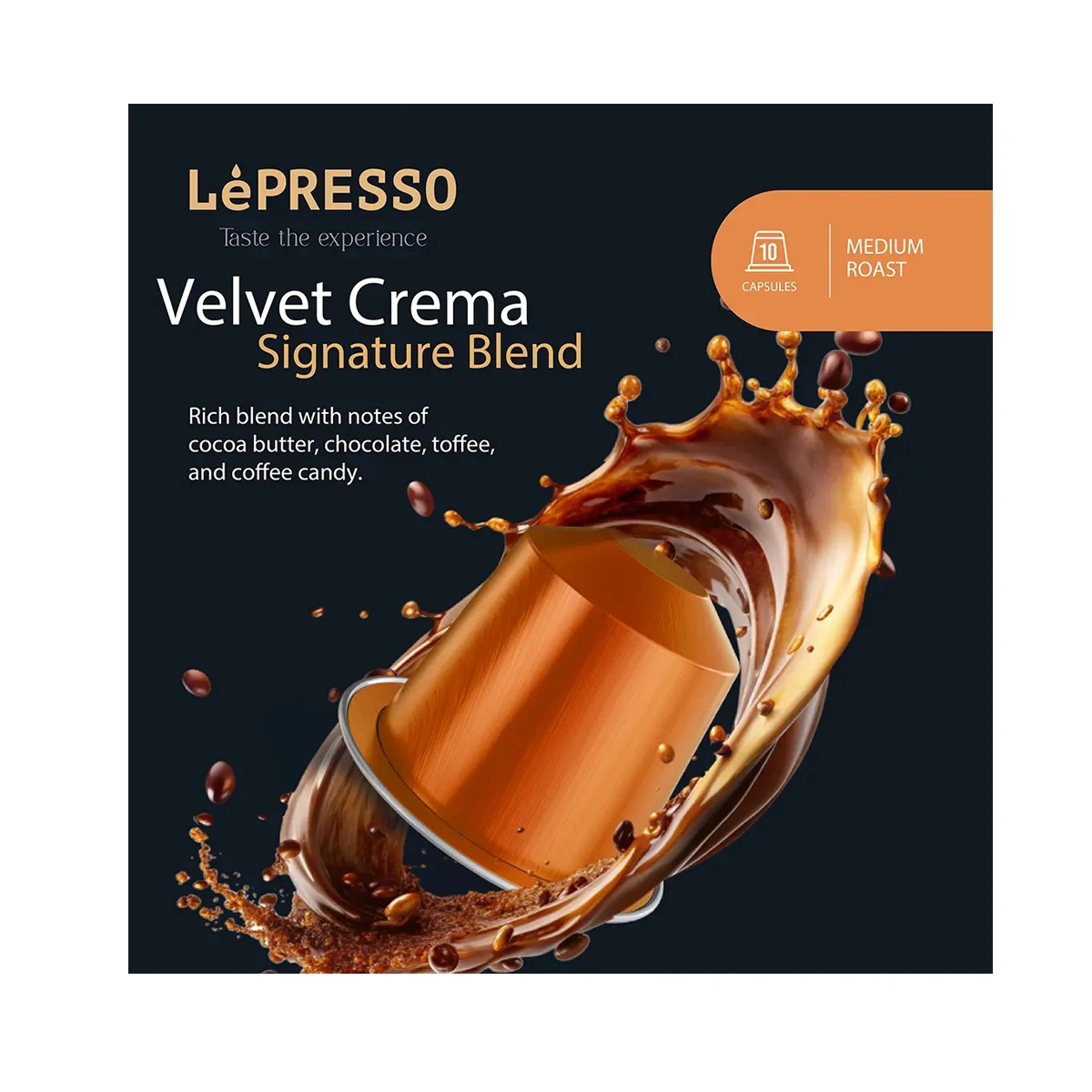 کپسول قهوه Smooth Crema لپرسو ۱۰ عددی مدل LPCFFCPK — تصویر ۴