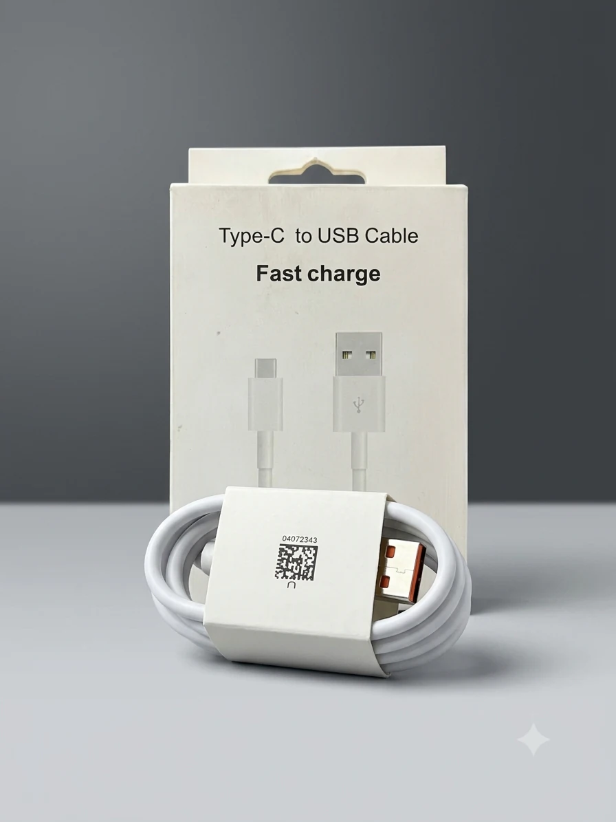کابل شارژ سریع تایپ‌سی Type-C to USB مدل شیائومی