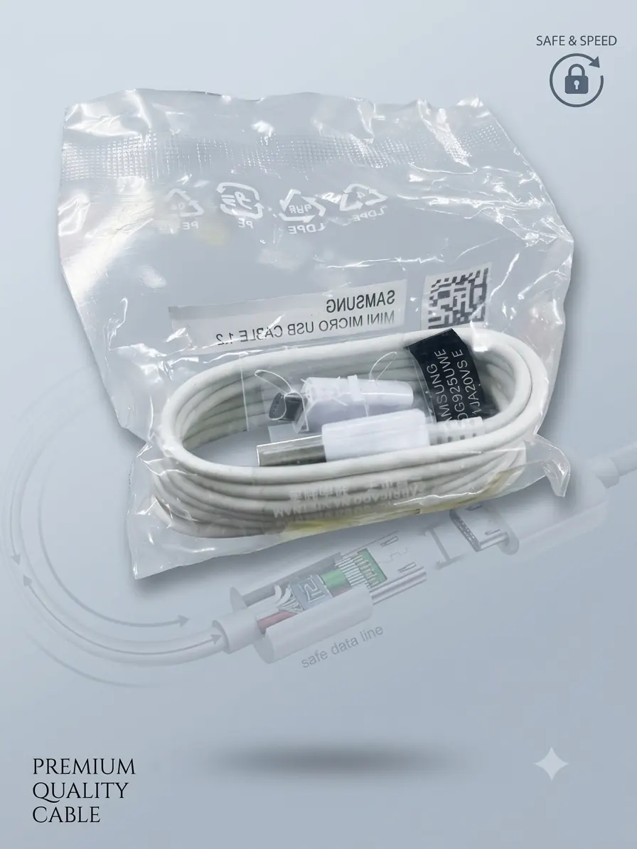 کابل شارژ سامسونگ Micro USB کیفیت پریمیوم