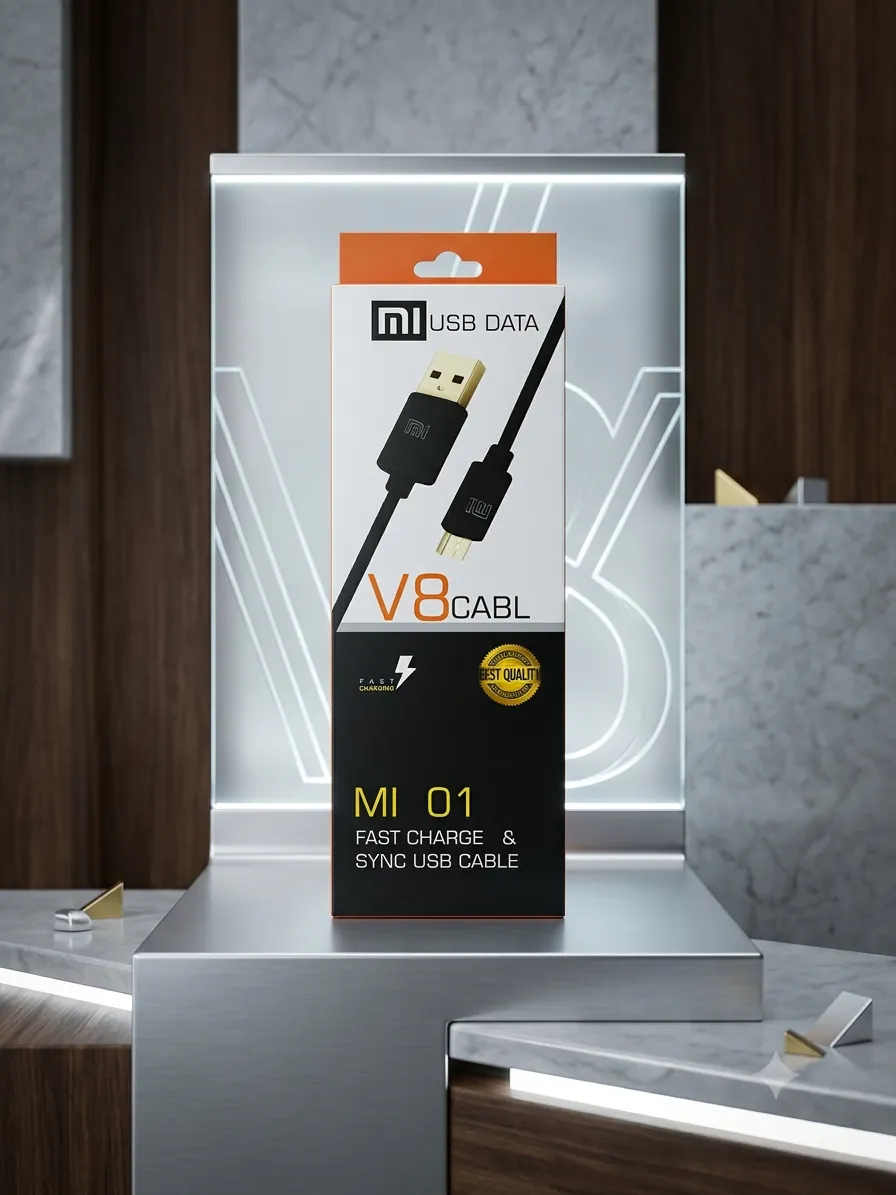 کابل تبدیل USB به Micro-USB شیائومی مدل MI 01 سری V8