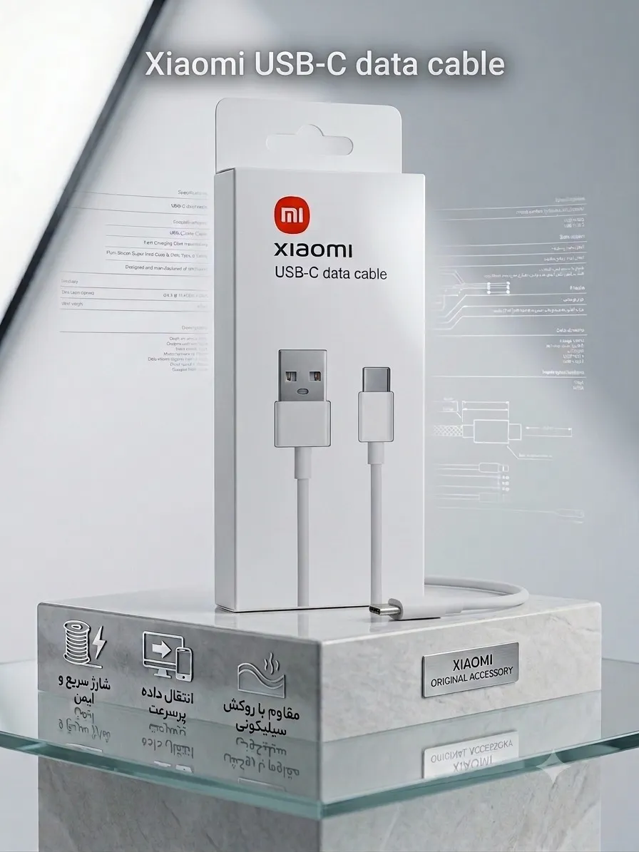 کابل شارژ فست شارژ USB به Type-C شیائومی