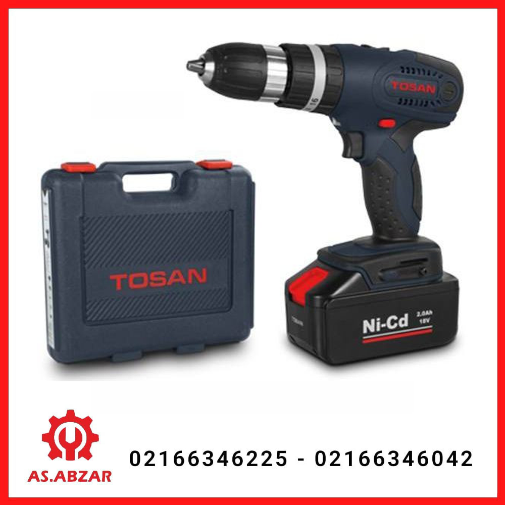 دریل پیچگوشتی شارژی توسن مدل 9018SCI