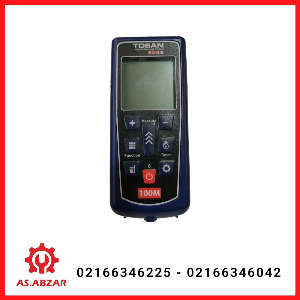 متر لیزری 100 متری توسن پلاس مدل M0100LDM