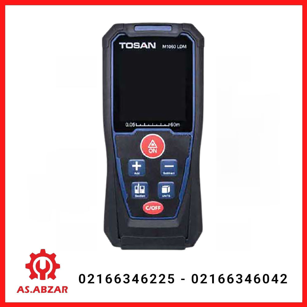 متر لیزری 60 متری توسن مدل M1060LDM