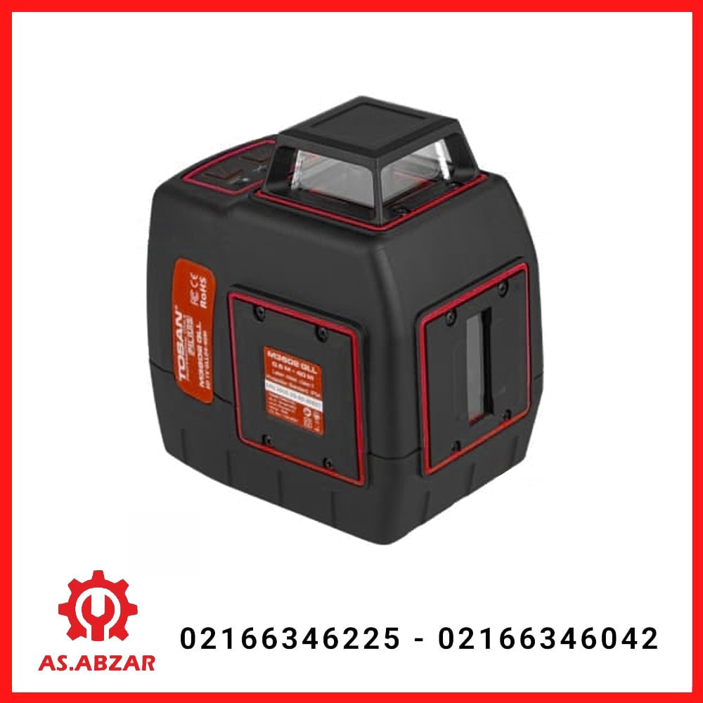 تراز لیزری 360 درجه نور قرمز توسن مدل M3601RLL — تصویر ۲