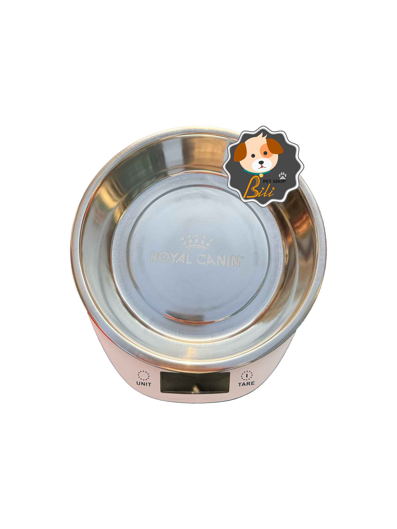 ظرف غذای سگ و گربه استیل ترازو دار برند رویال کنین _ ROYAL CANIN CAT & DOG