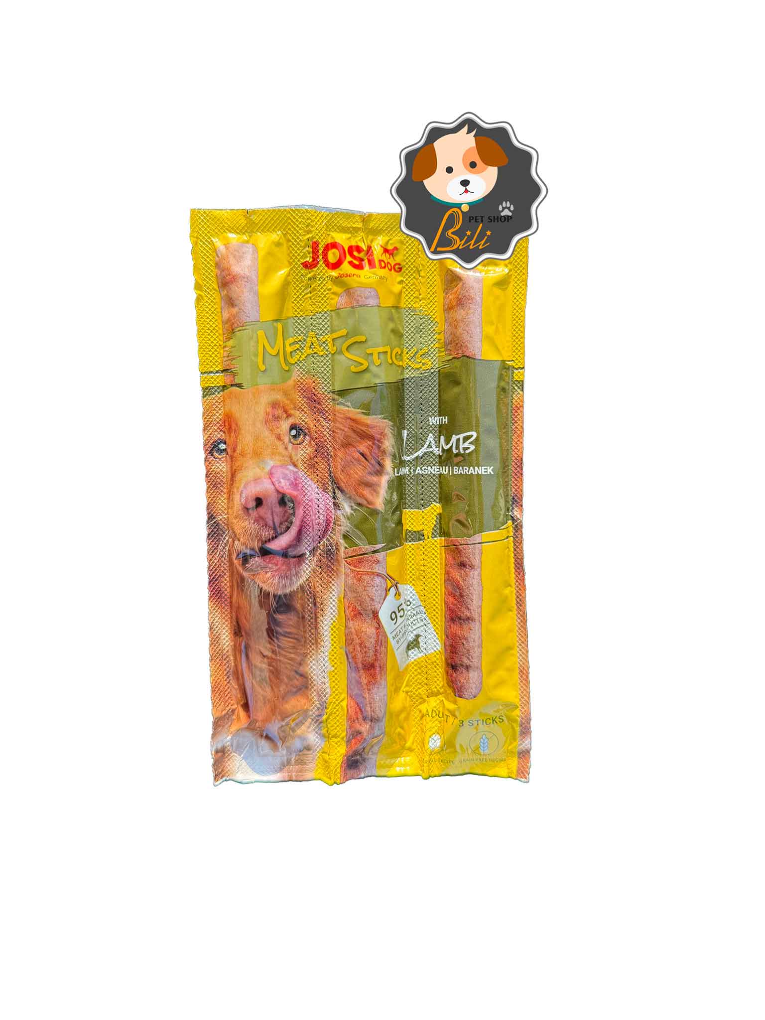تشویقی سگ جوسرا با طعم بره ۳ عددی ـ JOSERA JOSI DOG TREAT STICKS LAMB 3 PCS