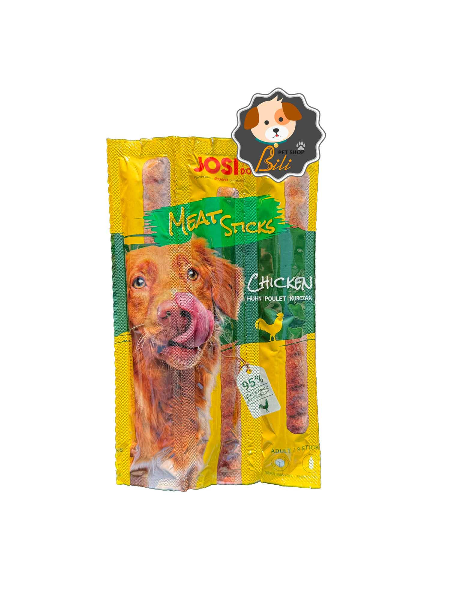 تشویقی سگ جوسرا با طعم مرغ ۳ عددی ـ JOSERA JOSI DOG TREAT STICKS CHICKEN 3 PCS