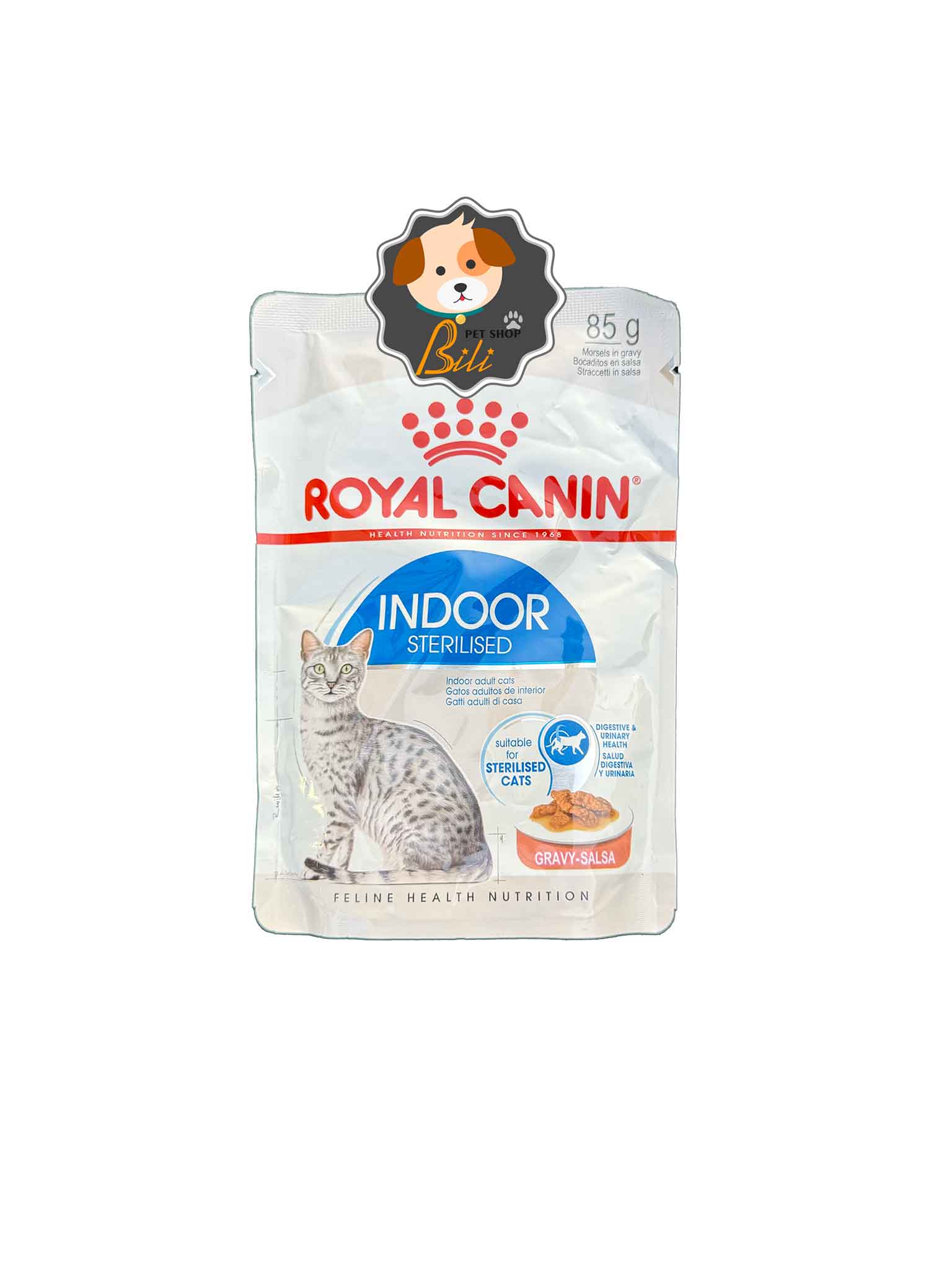پوچ گربه رویال کنین ایندور ۸۵ گرمی ـ ROYAL CANIN INDOOR STERILISED 85 GR