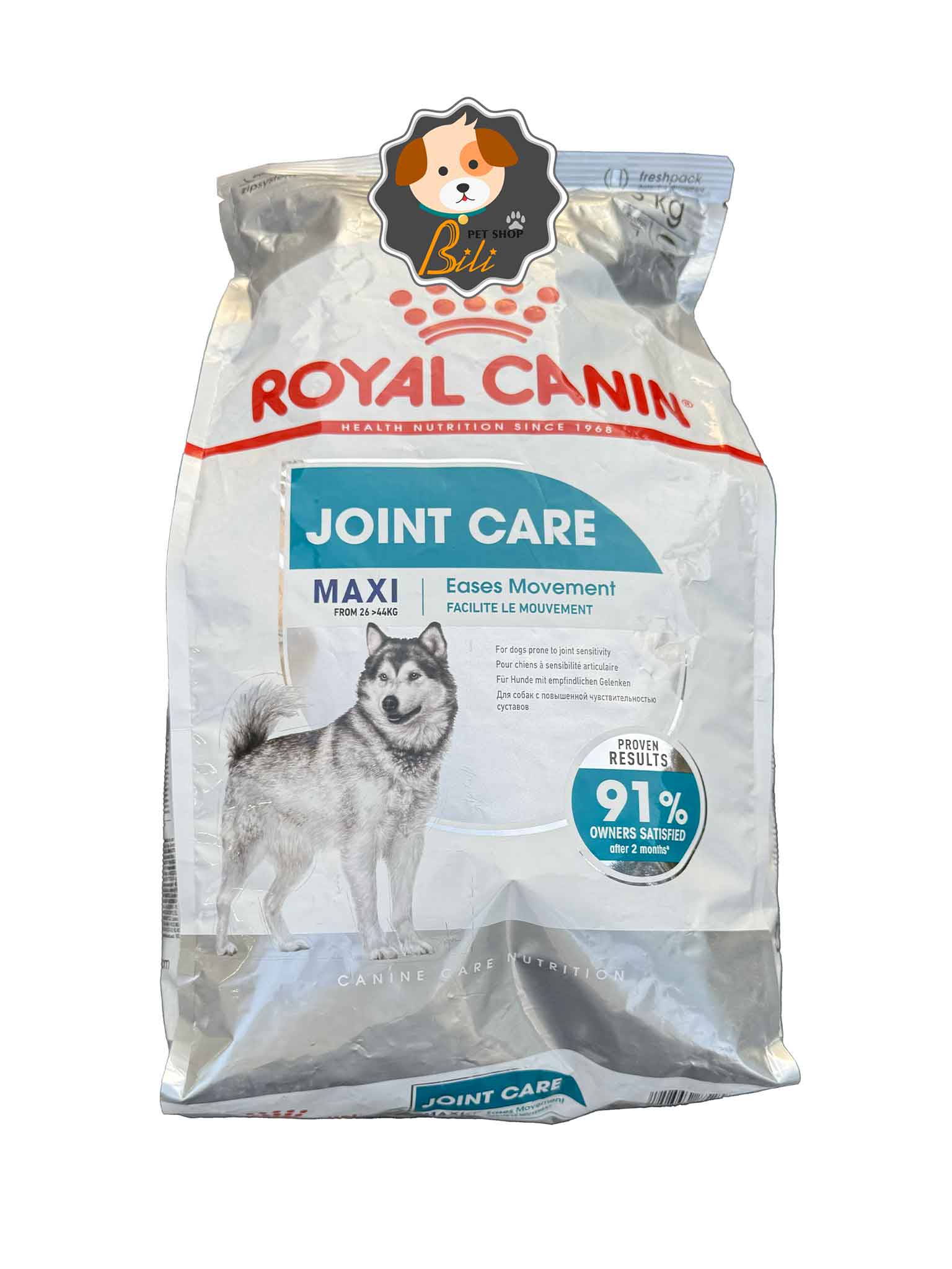 غذای خشک سگ رویال کنین مکسی جوینت کر ۳ کیلویی ـ ROYAL CANIN MAXI LOINT CARE 3 KG
