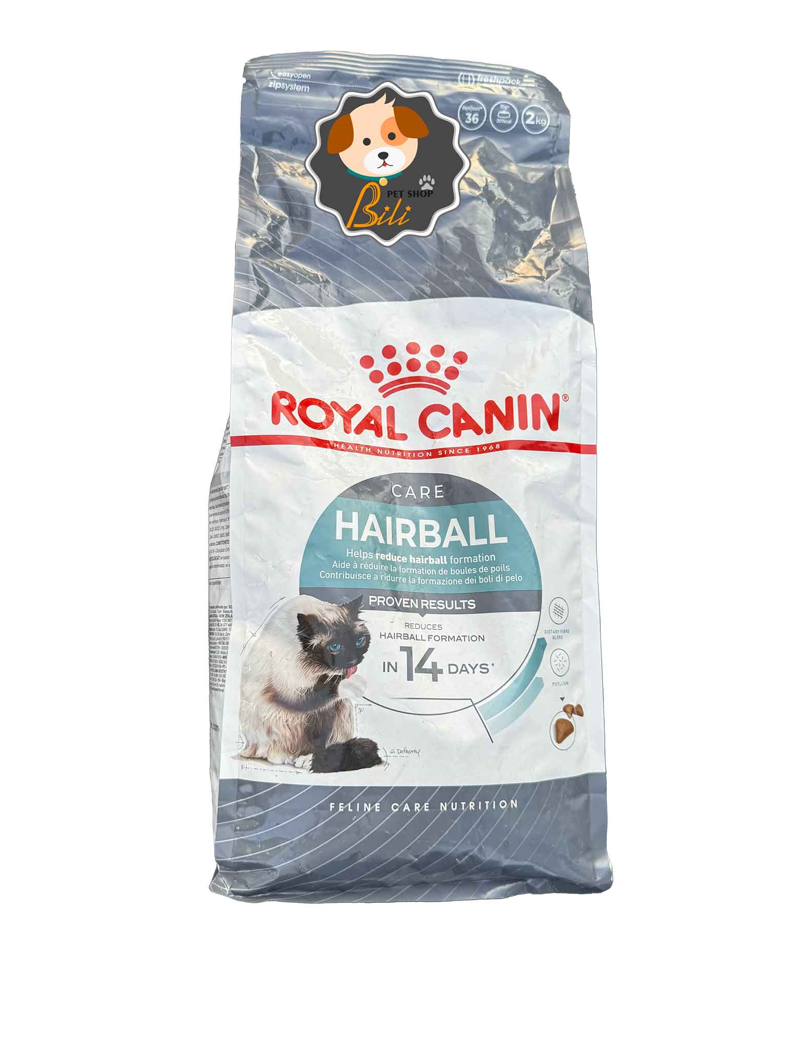 غذای خشک گربه رویال کنین انتی هربال ۲ کیلویی ـ ROYAL CANIN HAIRBALL CARE 2 KG